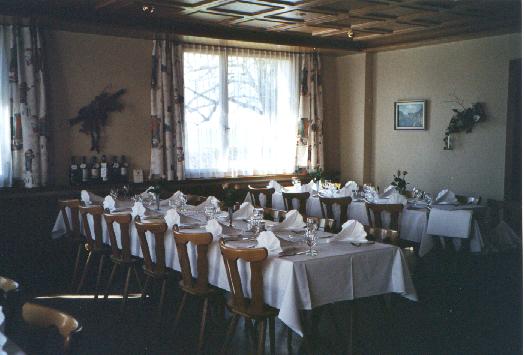 Saal/Teilansicht gedeckt f�r Anlass