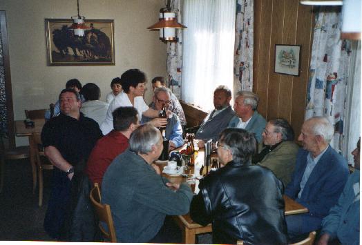Stammtischrunde im Haidenhaus